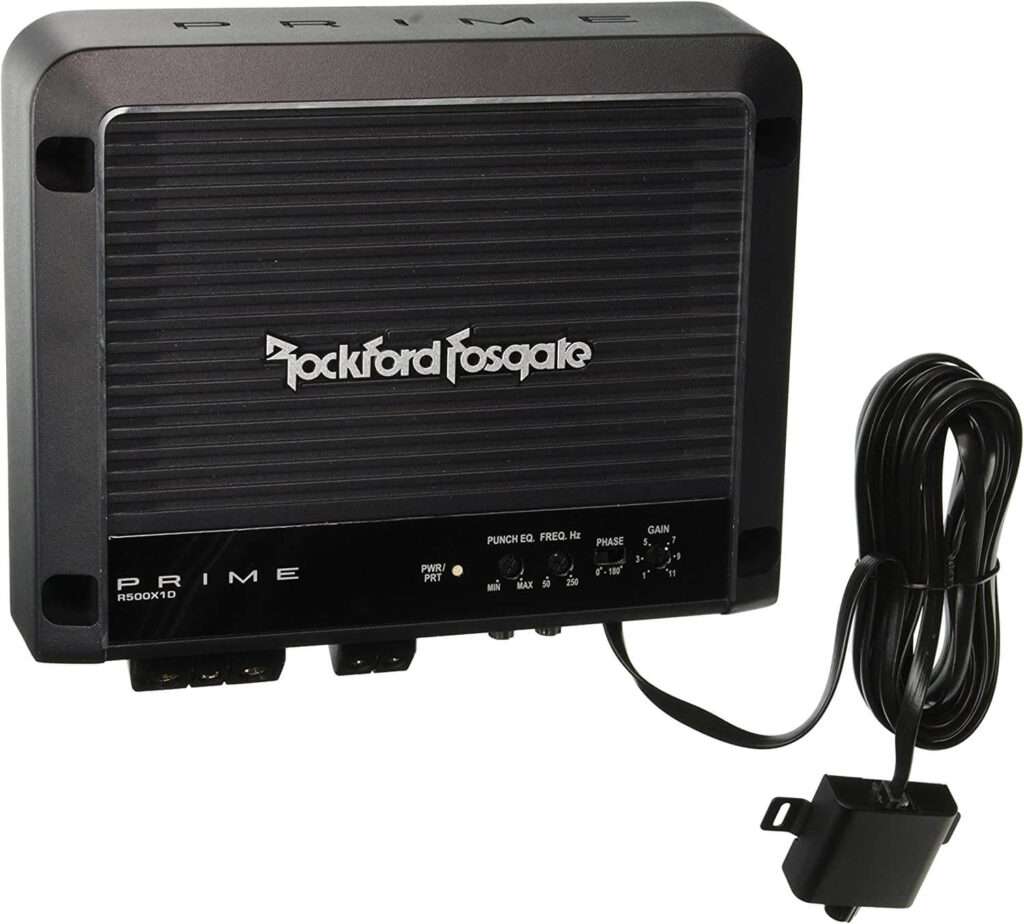 Rockford Fosgate R500X1D - Best Bass Car Amplifier